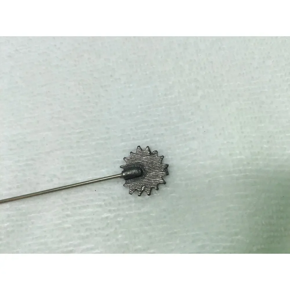 Vintage Pewter Flower Hat Pin
